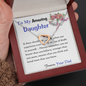 Two Hearts Necklace, For Her, Friend, for Christmas, Anniversary, Birthday, Valentine's Day, Mother's Day, with Custom Message Card