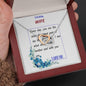 Hearts Embellished Necklace | To Wife Gift | Wife Christmas Jewelry | Love Her Keepsake | Soulmate Necklace | Wife Message Card | Meaningful Cards | Best Wife Ever - Gifts 4 Your Season