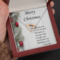 Hearts Embellished Necklace, For Her, Friend, for Christmas, Anniversary, Birthday, Valentine's Day, Mother's Day, with Custom Message Card