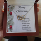Hearts Embellished Necklace, For Her, Friend, for Christmas, Anniversary, Birthday, Valentine's Day, Mother's Day, with Custom Message Card