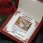 Love Knot Necklace | to Girlfriend | Wife | Birthday | Anniversary | Christmas | Cat Lover | Custom Message Card