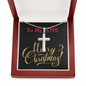 Stainless Steel Cross Necklace, Her, Him, Friend, Christmas, Anniversary, Birthday, Valentine's Day, Mother's Day, Custom Message Card